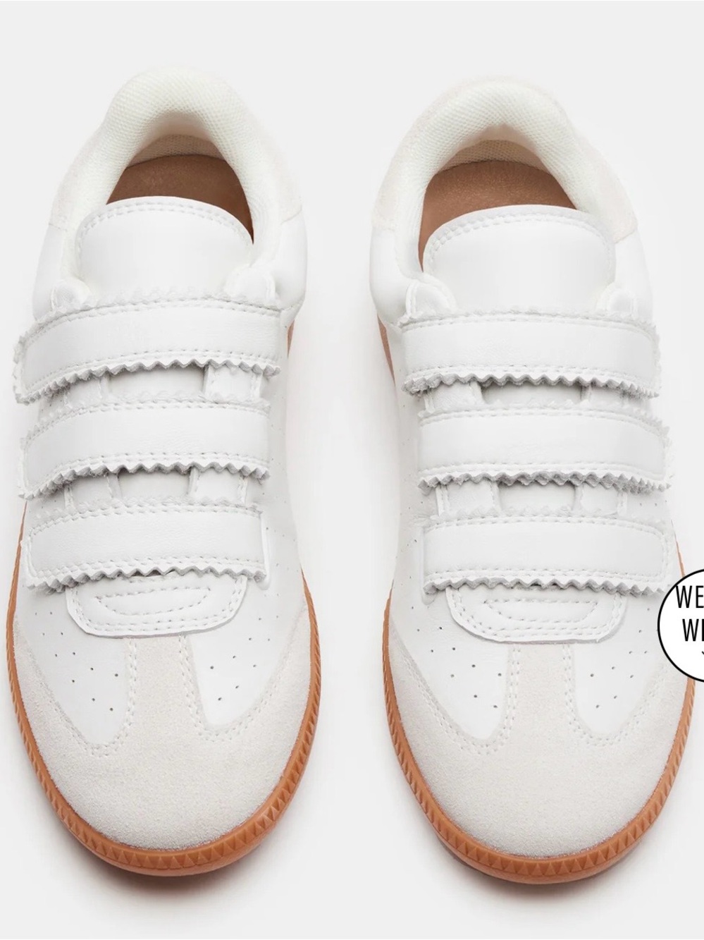 Steve Madden momentum white Velcro sneaker - Picture 3 of 13